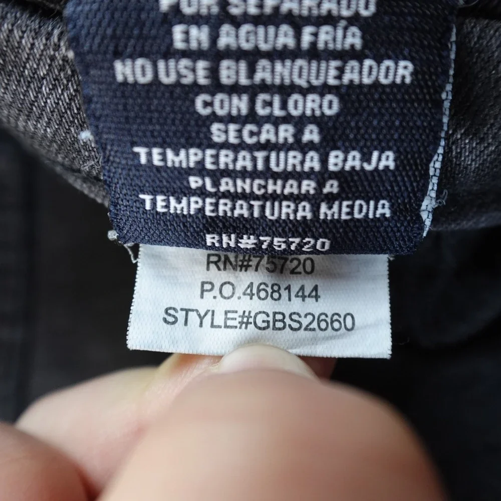 Buckle BKE‎ Jeans Mens 36X30 Dark Black Denim Nolan Straight Stretch Whiskered